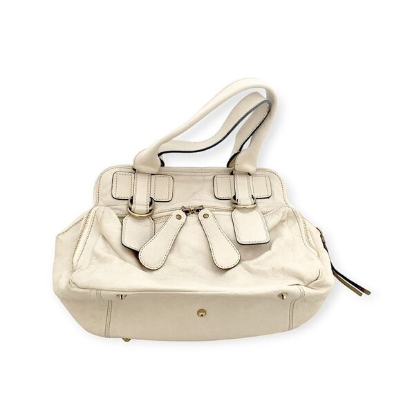 Chloe bag, Bay bag in cream leather - Picture 2 of 10